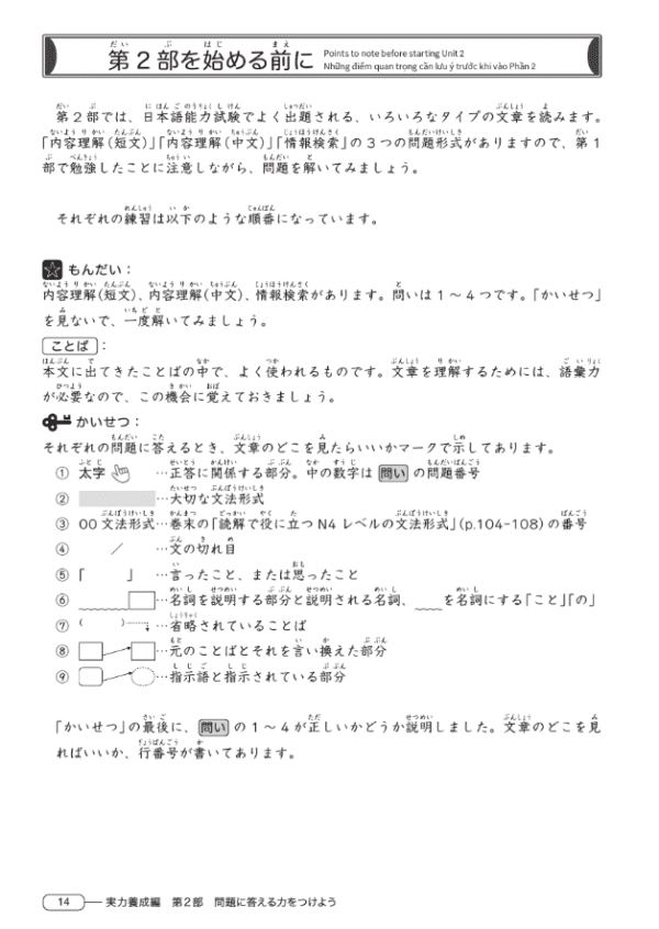 Sample 4 New Kanzen Master Compréhension écrite JLPT N4