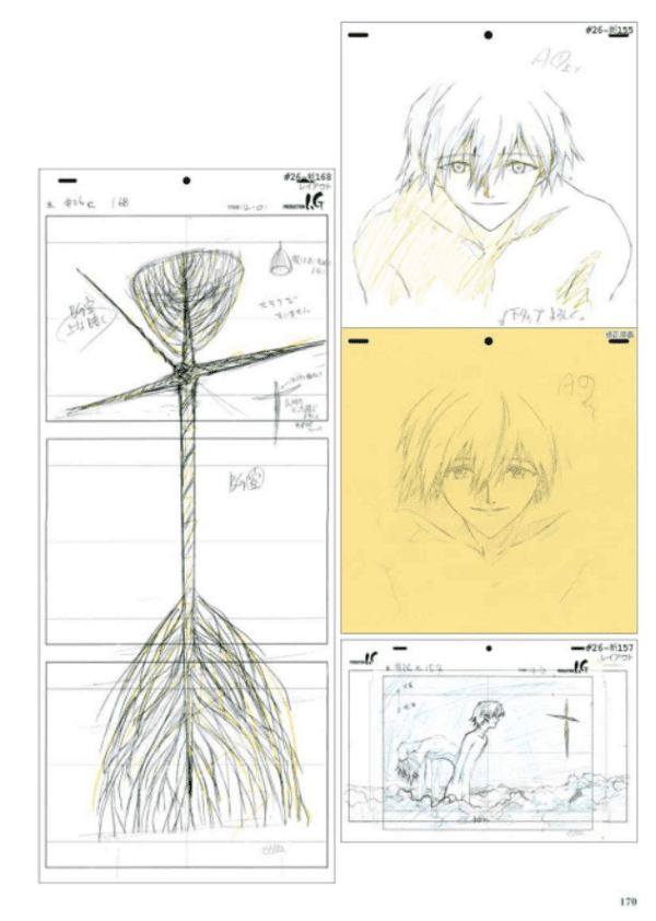 Groundwork of Evangelion the Movie Digest Official Artbook Sample
