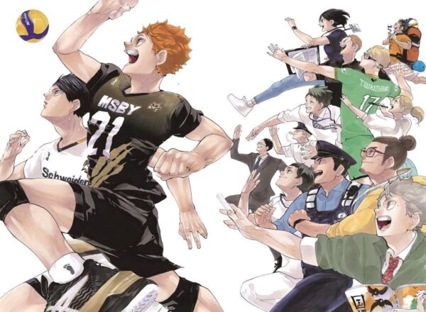 Haikyu Complete Illustration Book exemple de page