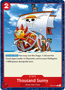 Terrain card from the One Piece card game