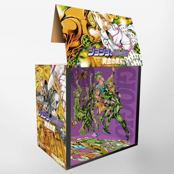 Foto do conjunto de caixas de colecionador Jojo's Bizarre Adventure Golden Wind