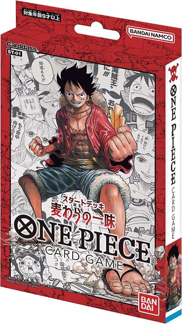 Deck de démarrage Luffy au chapeau de paille du jeu de cartes One Piece