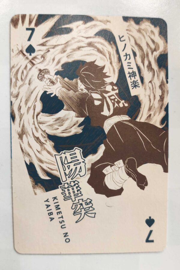 Extract 5 Demon Slayer playing cards (Exhibition 2022)