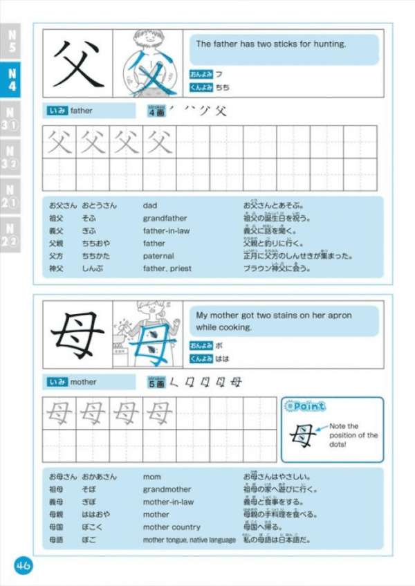 Mémoriser à travers les images 1000 Kanji 4