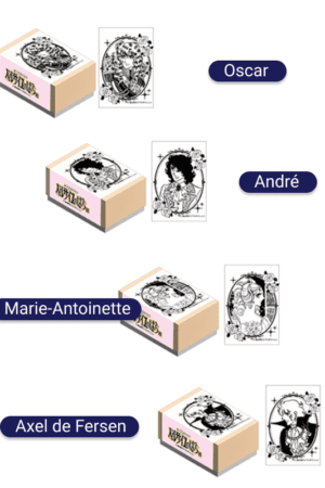 Decorative stamp - Exhibition The Rose of Versailles