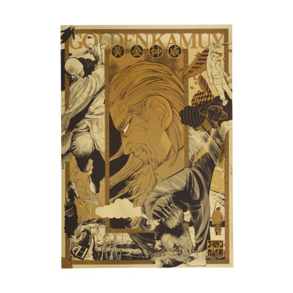 Exposição Golden Kamui - Série Ouro de Pôsteres