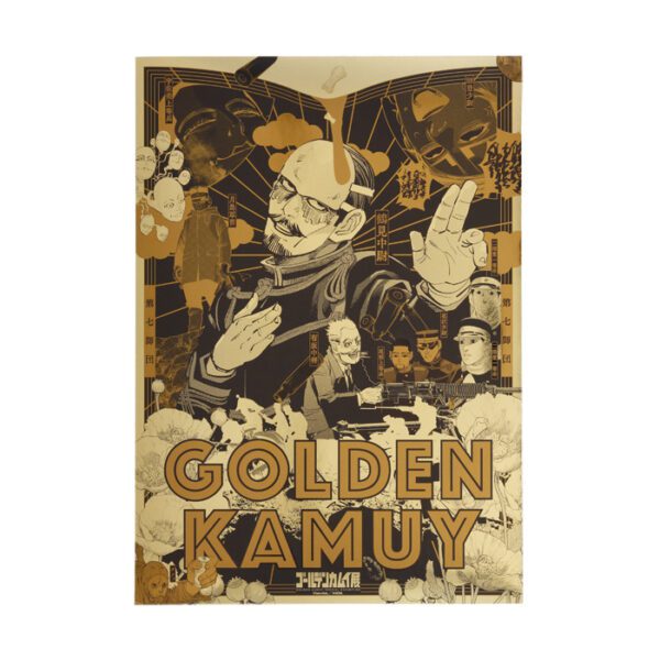 Exposição Golden Kamui - Série Ouro de Pôsteres