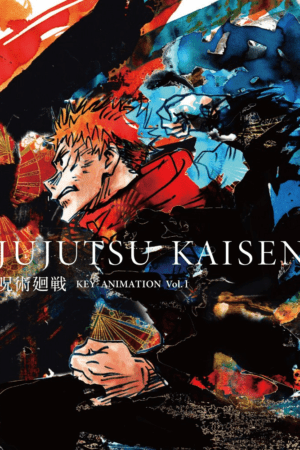 Capa do livro de arte Jujutsu Kaisen Key Animation Vol.1