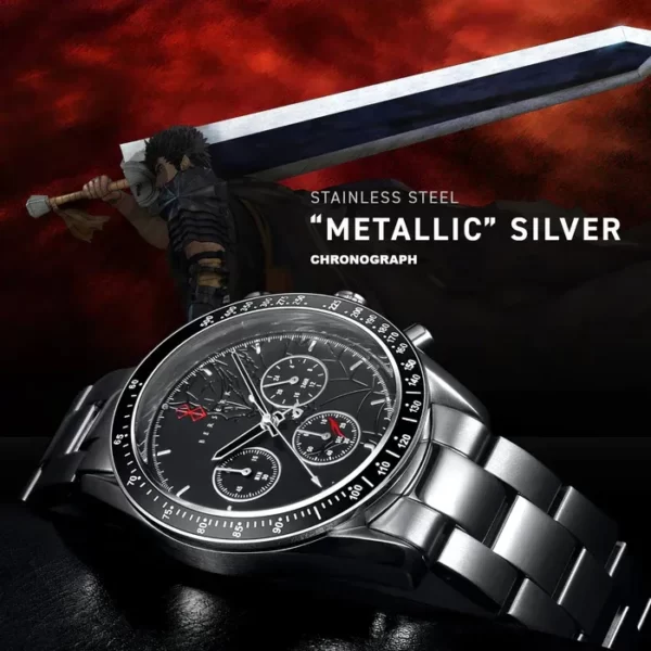 Berserk Collector Watch - Metallic Silver