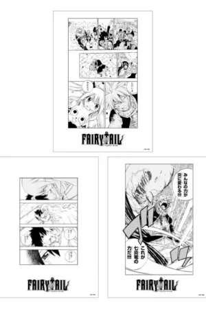 Quadro do mangá Fairy Tail - Conjunto 1
