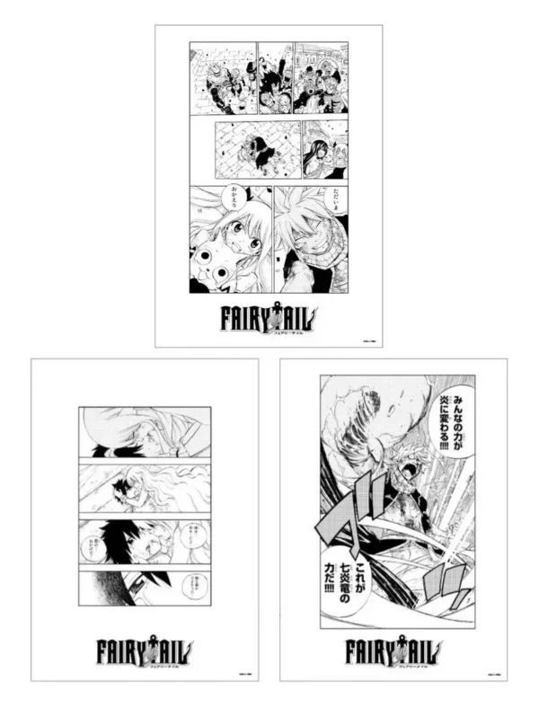 Quadro do mangá Fairy Tail - Conjunto 1