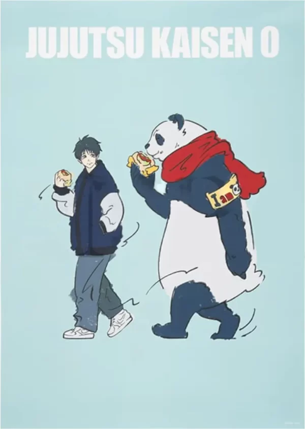 Pôster Jujutsu Kaisen - Okkotsu & Panda (Exposição)