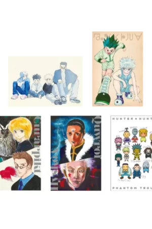 5 cartes postales Hunter × Hunter – Expo Puzzle