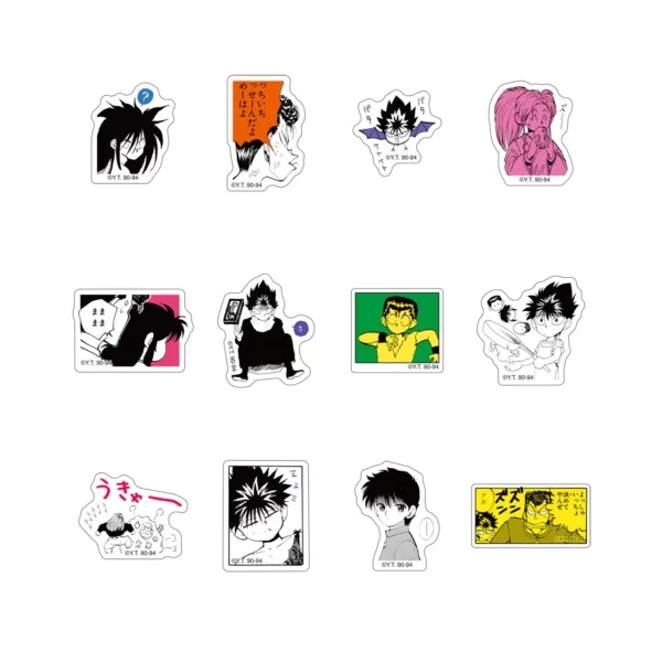 Yu Yu Hakusho stickers - Puzzle Expo
